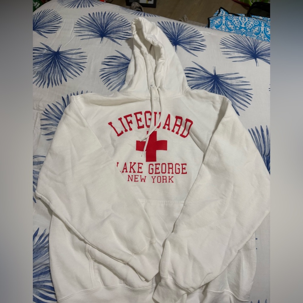 White hoodie
